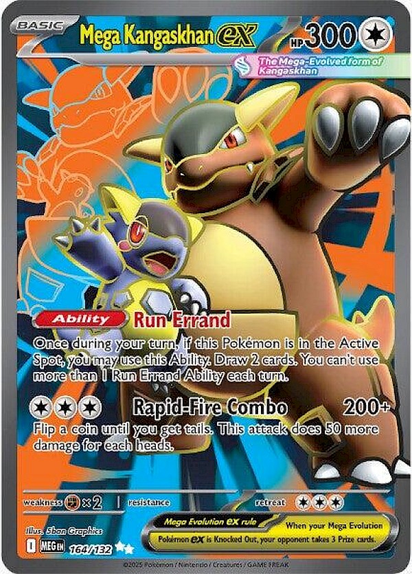 Mega Kangaskhan EX - 164/132 (Mega Evolution)