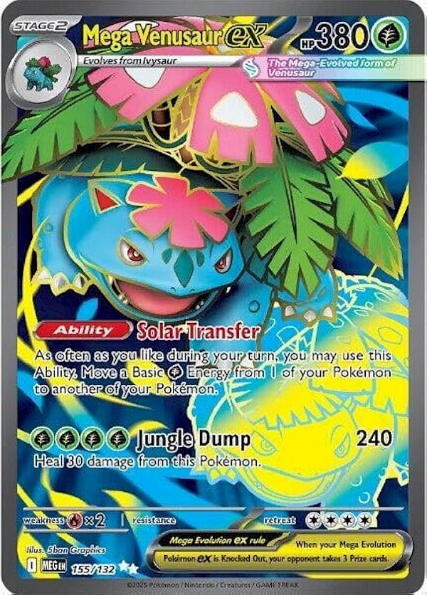 Mega Venusaur EX - 155/132 (Mega Evolution)