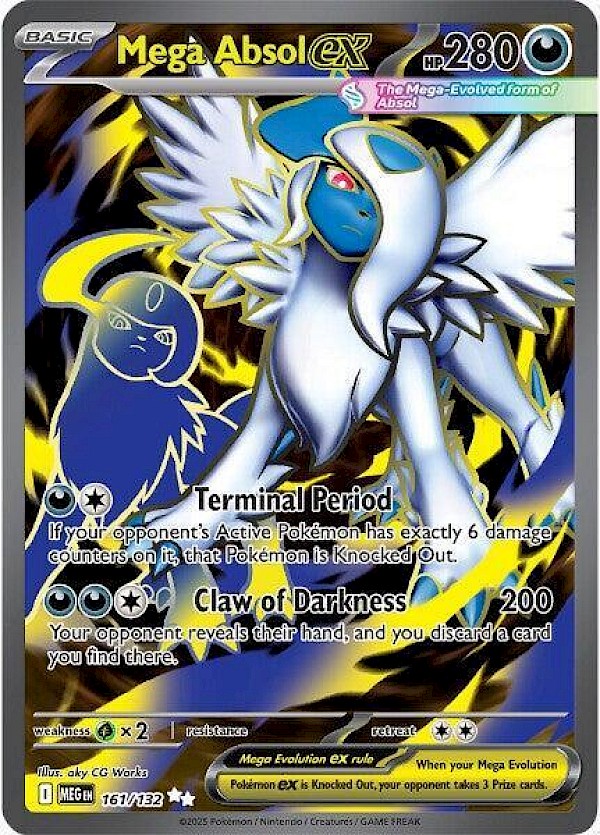 Mega Absol EX - 161/132 (Mega Evolution)