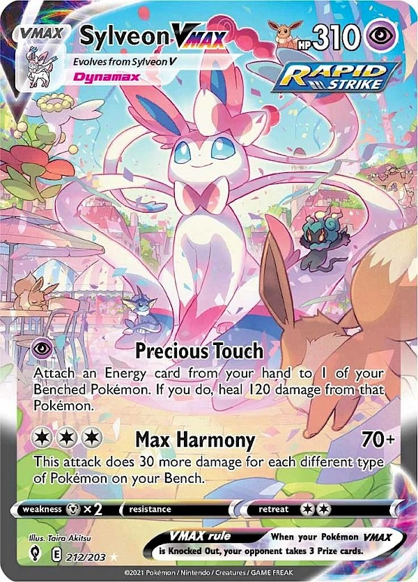 Sylveon VMAX (Alternate Art Secret) - 212/203 (Evolving Skies)