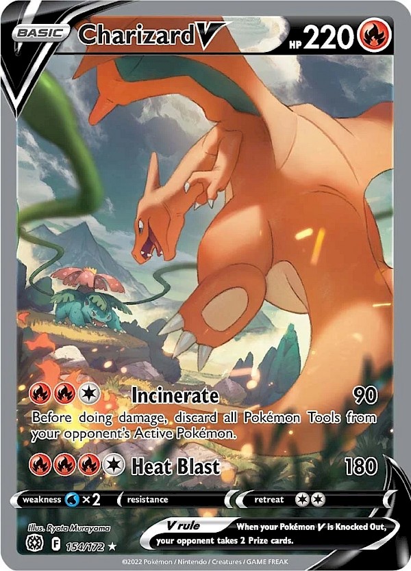 Charizard V (Alternate Full Art) - 154/172 (Brilliant Stars)
