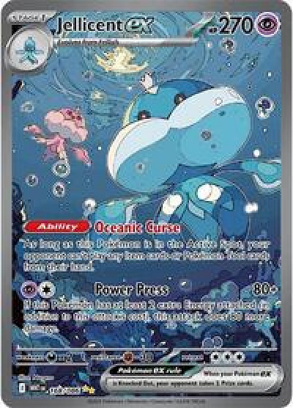 Jellicent EX - 168/086 (White Flare)