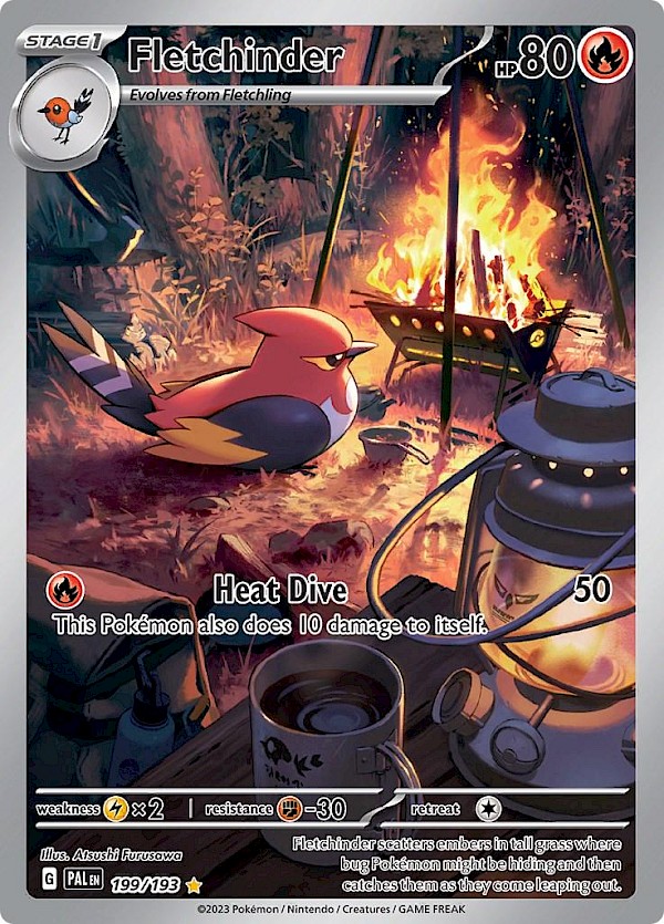 Fletchinder - 199/193 (Paldea Evolved)
