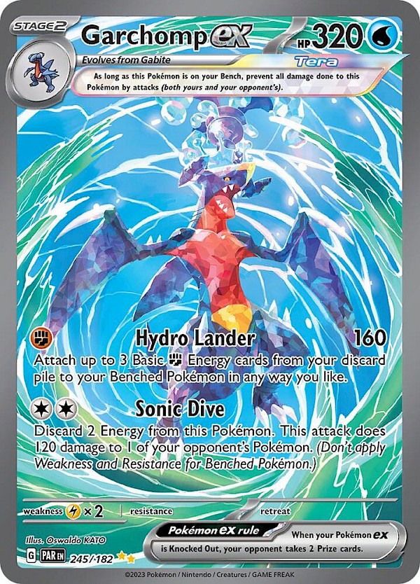 Garchomp EX - 245/182 (Paradox Rift)