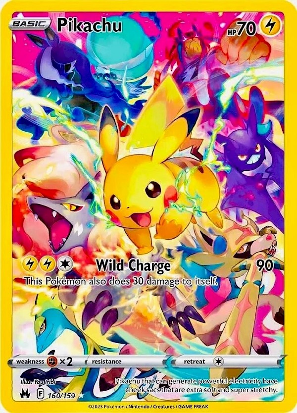Pikachu (Secret) - 160/159 (Crown Zenith)
