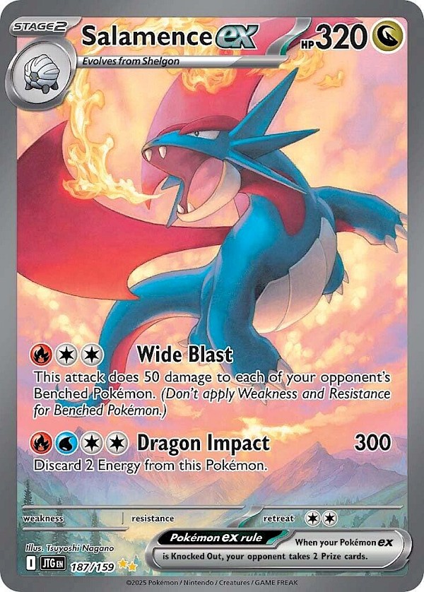 Salamence EX - 187/159 (Journey Together)