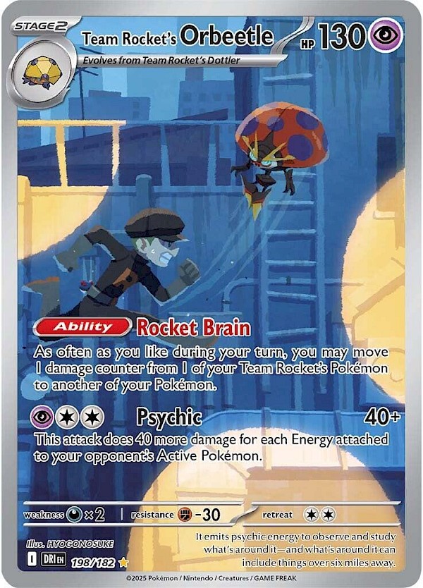 Team Rocket's Orbeetle - 198/182 (Destined Rivals)