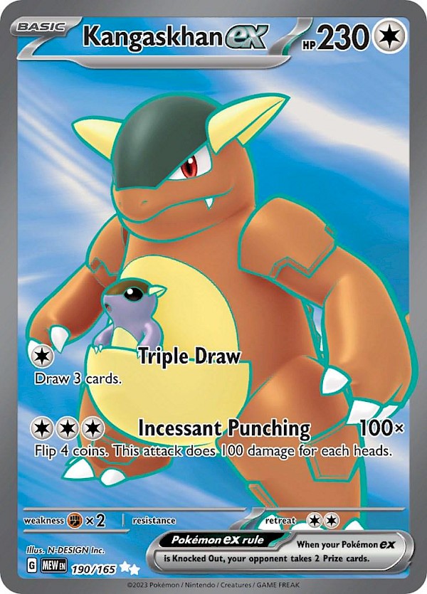 Kangaskhan EX - 190/165 (Pok&eacute;mon 151)