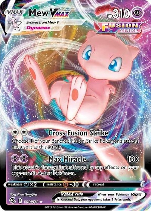 Mew VMAX - 114/264 (Fusion Strike)