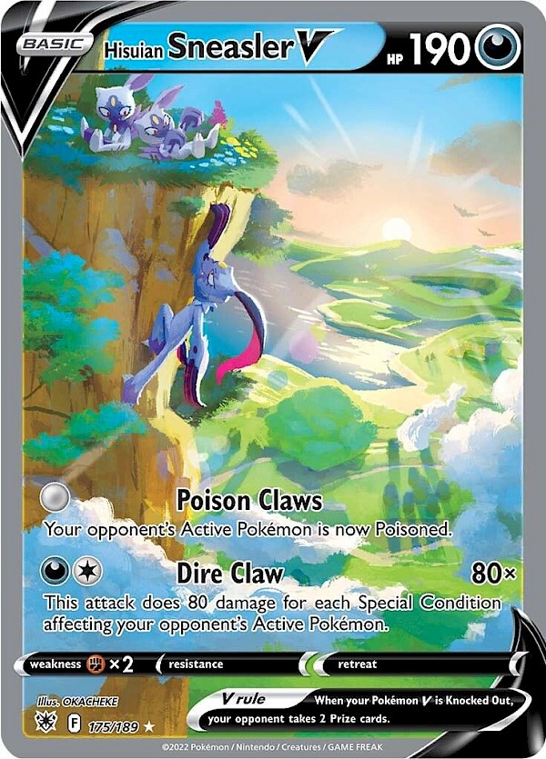 Hisuian Sneasler V (Alternate Full Art) - 175/189 (Astral Radiance)