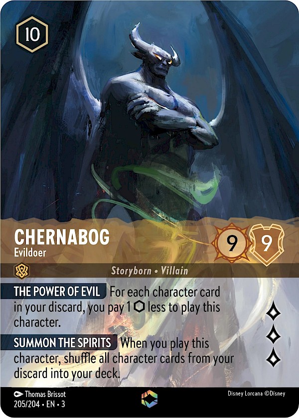 Chernabog - Evildoer (205/204 EN 3) - Into the Inklands
