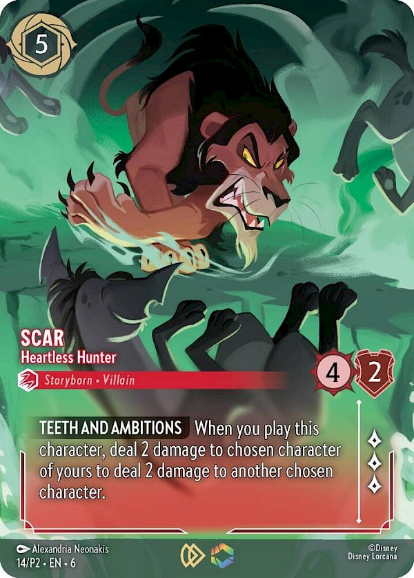 Scar - Heartless Hunter (14/P2 EN 6) - Store Championship Promo