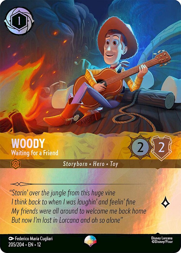 Woody - Waiting for a Friend (205/204 EN 12) - Wilds Unknown