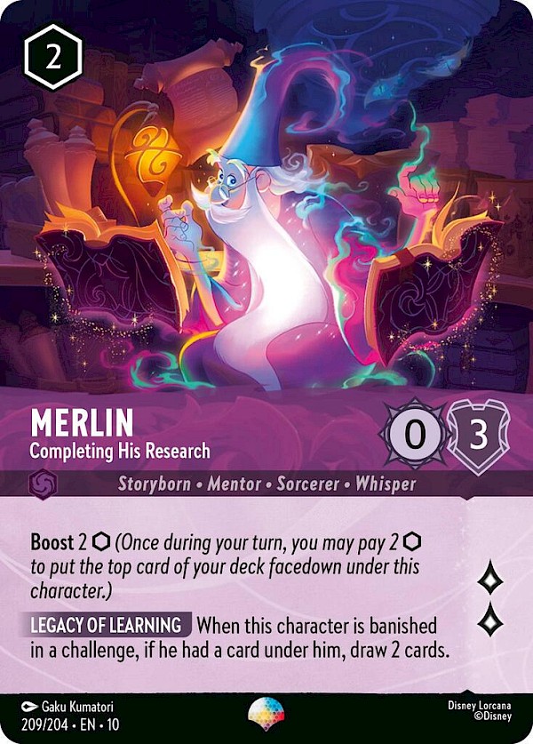 Merlin - Completing His Research (209/204 EN 10) - Whispers in the Well