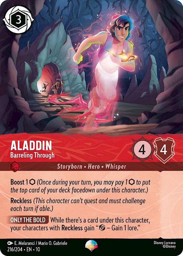 Aladdin - Barreling Through (216/204 EN 10) - Whispers in the Well