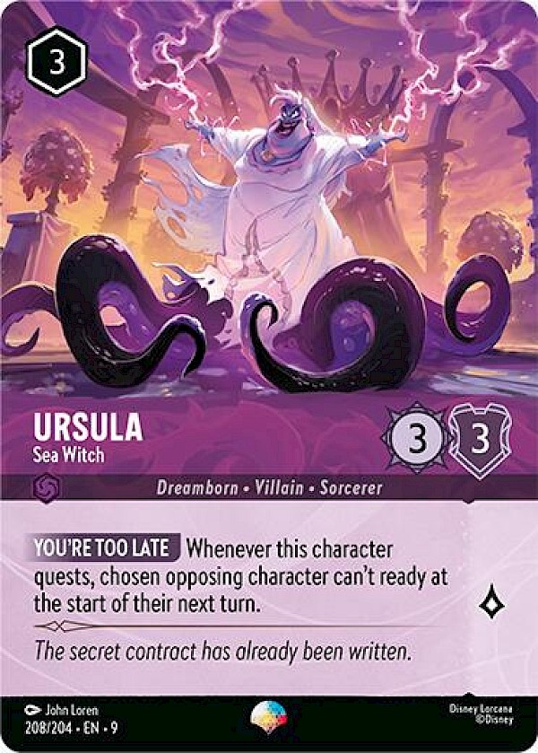 Ursula - Sea Witch (208/204 EN 9) - Fabled