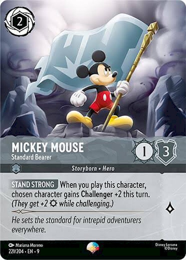 Mickey Mouse - Standard Bearer (221/204 EN 9) - Fabled