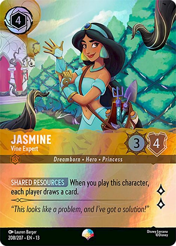 Jasmine - Vine Expert (208/207 EN 13) Attack of the Vine!