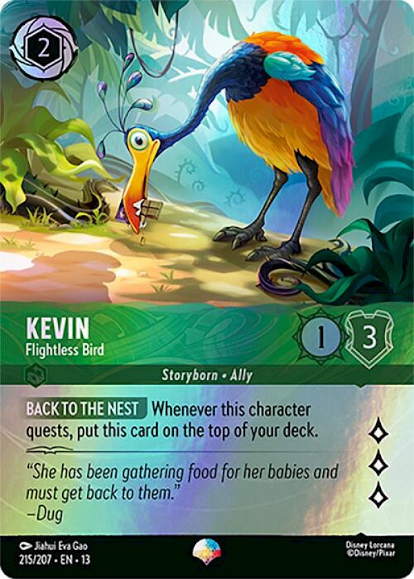 Kevin - Flightless Bird (215/207 EN 13) - Attack of the Vine!