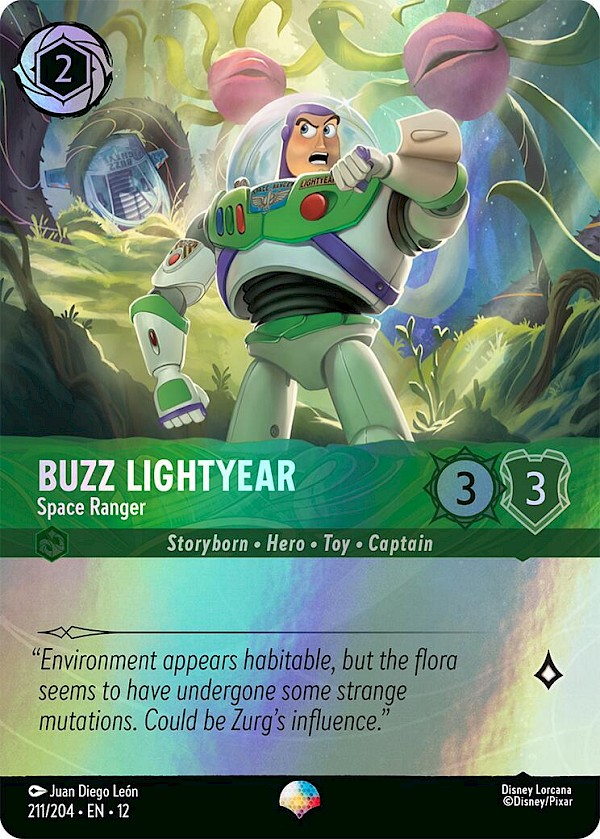 Buzz Lightyear - Space Ranger (211/204 EN 12) - Wilds Unknown