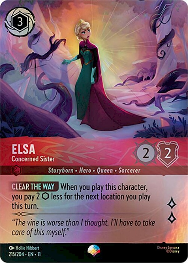 Elsa - Concerned Sister (215/204 EN 11) - Winterspell