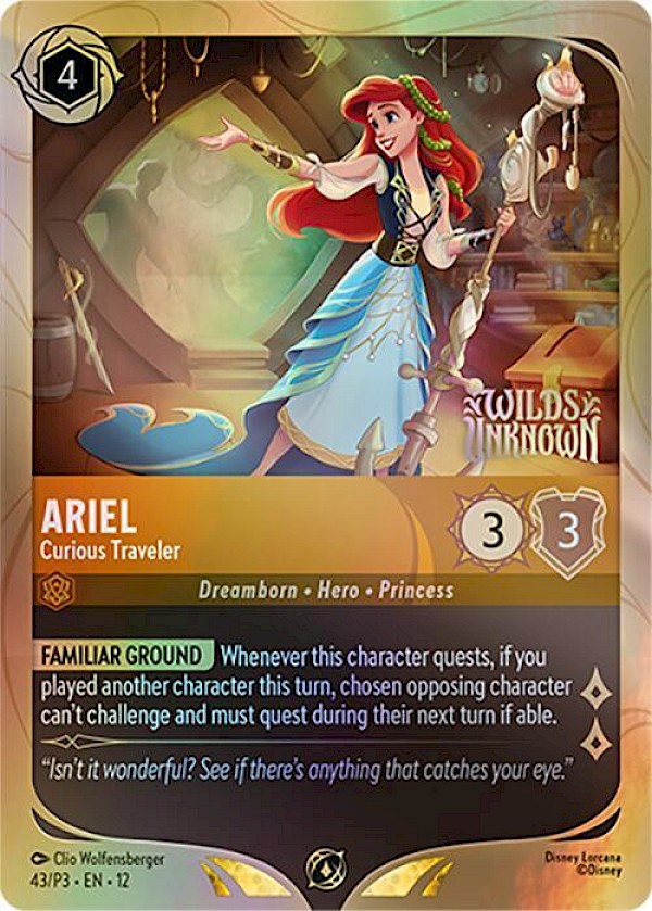 Ariel - Curious Traveler (43/P3 EN 12) - Promo