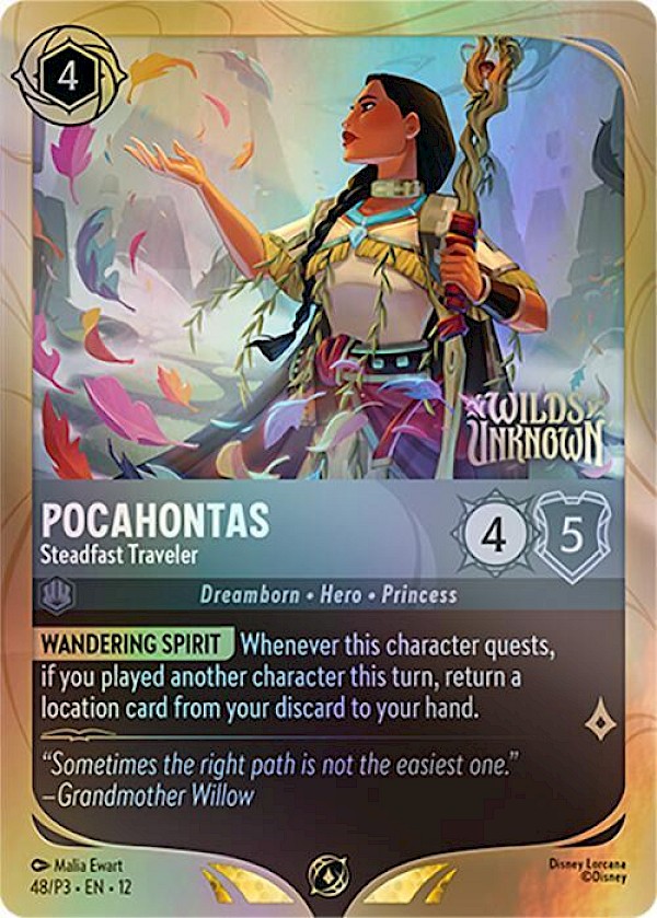 Pocahontas - Steadfast Traveler (48/P3 EN 12) - Promo
