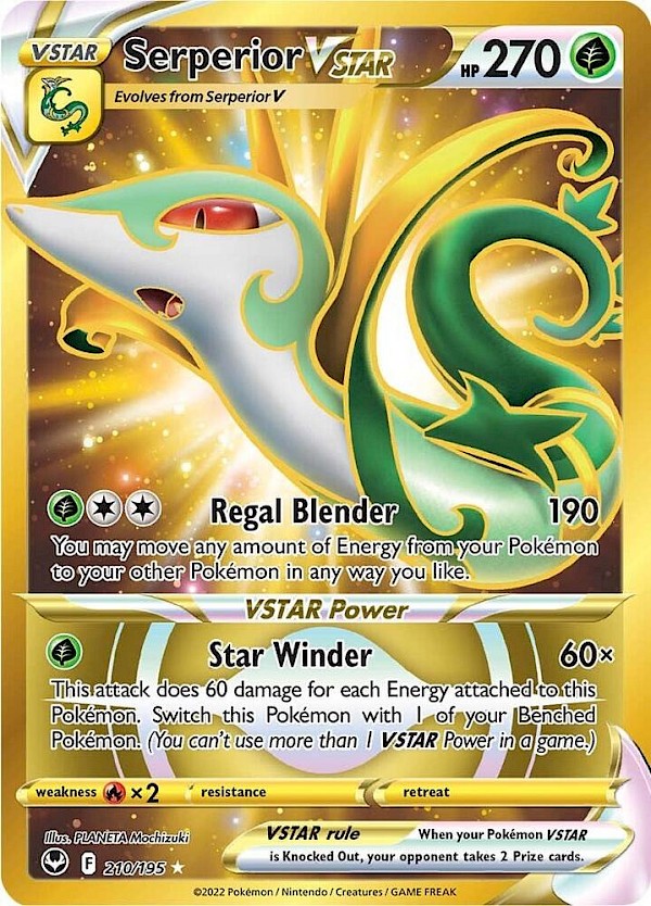 Serperior VSTAR (Secret) - 210/195 (Silver Tempest)