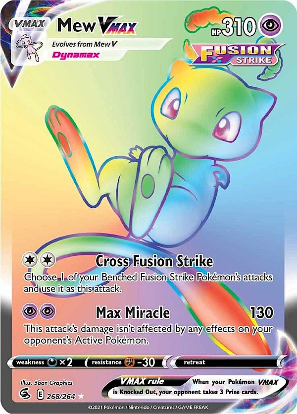 Mew VMAX (Secret) - 268/264 (Fusion Strike)