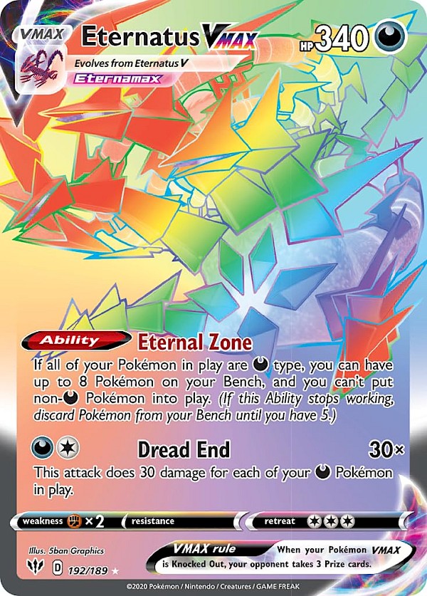 Eternatus VMAX - 192/189 (Darkness Ablaze)