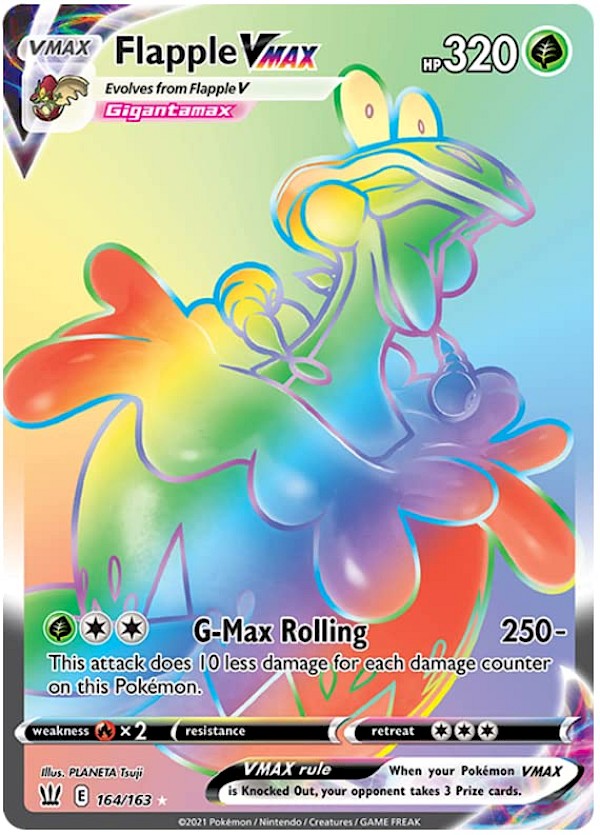 Flapple VMAX (Secret) - 164/163 (Battle Styles)