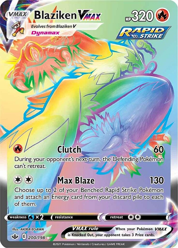 Blaziken VMAX (Secret) - 200/198 (Chilling Reign)