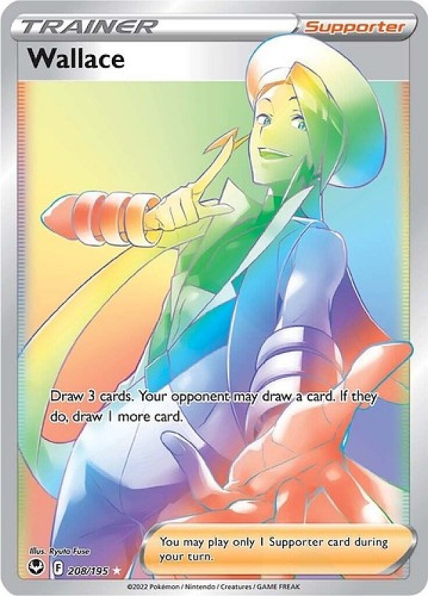 Wallace (Secret) - 208/195 (Silver Tempest)