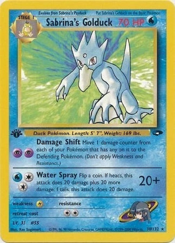 Sabrina's Golduck (First Edition) - 30/132
