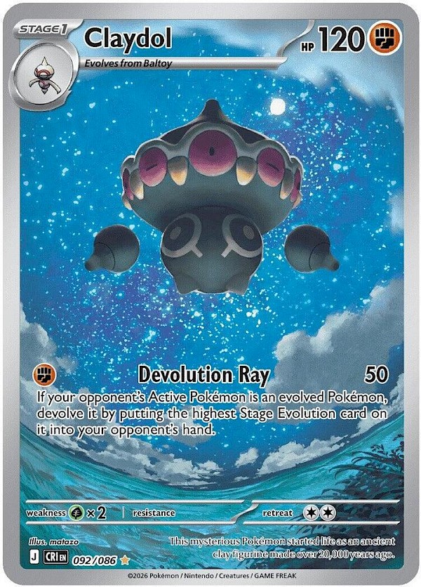 Claydol - 092/086 (Chaos Rising)