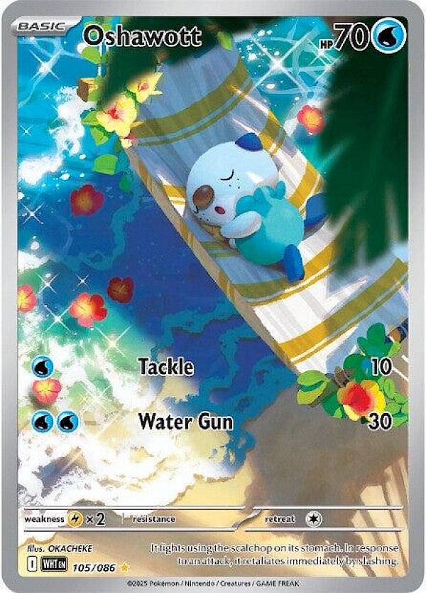 Oshawott - 105/086 (White Flare)