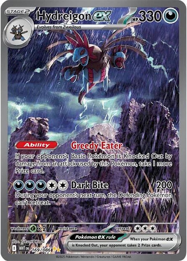 Hydreigon EX - 169/086 (White Flare)