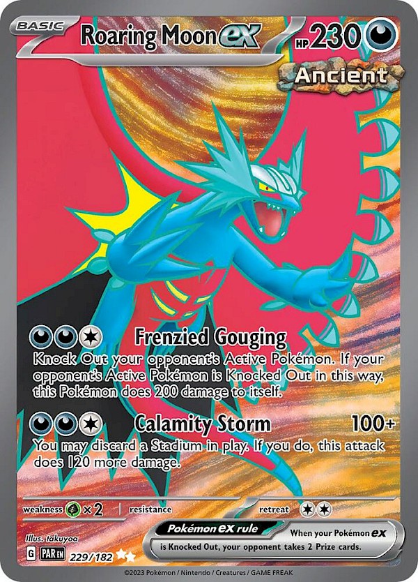 Roaring Moon EX - 229/182 (Paradox Rift)