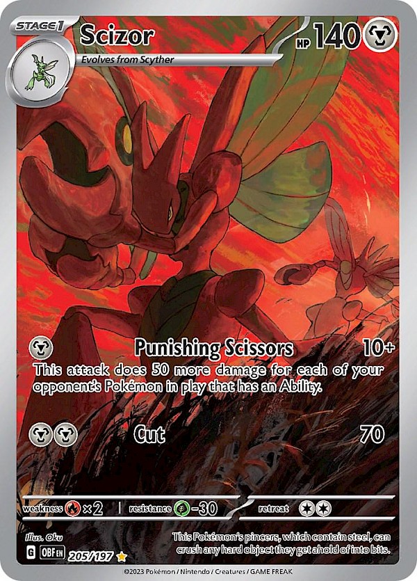 Scizor - 205/197 (Obsidian Flames)