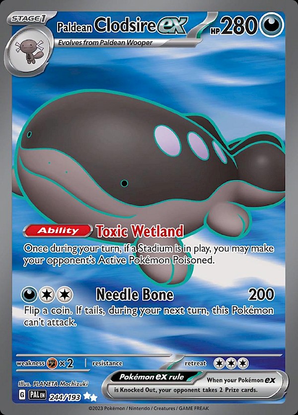 Paldean Clodsire EX - 244/193 (Paldea Evolved)
