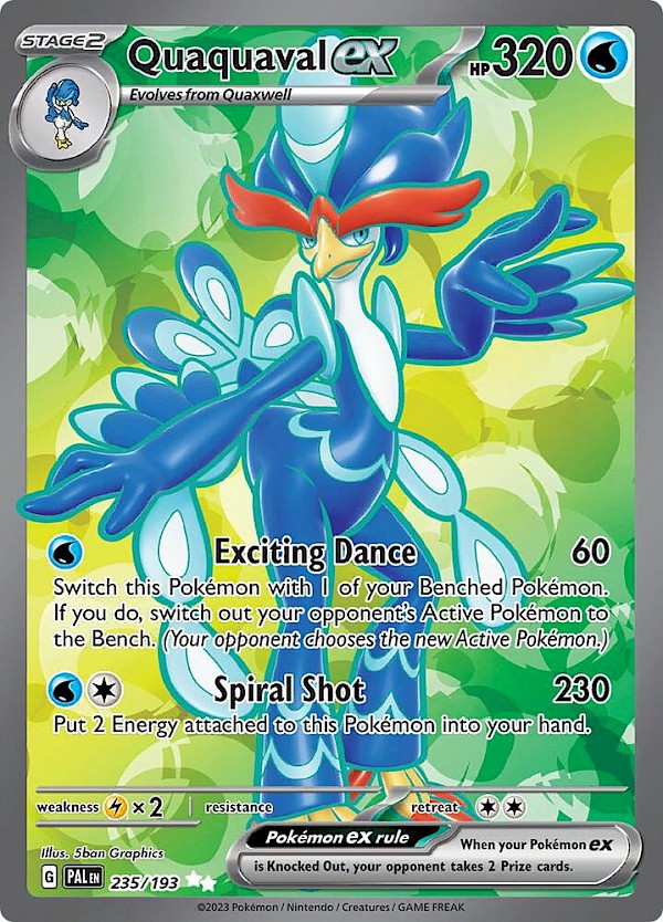 Quaquaval EX - 235/193 (Paldea Evolved)