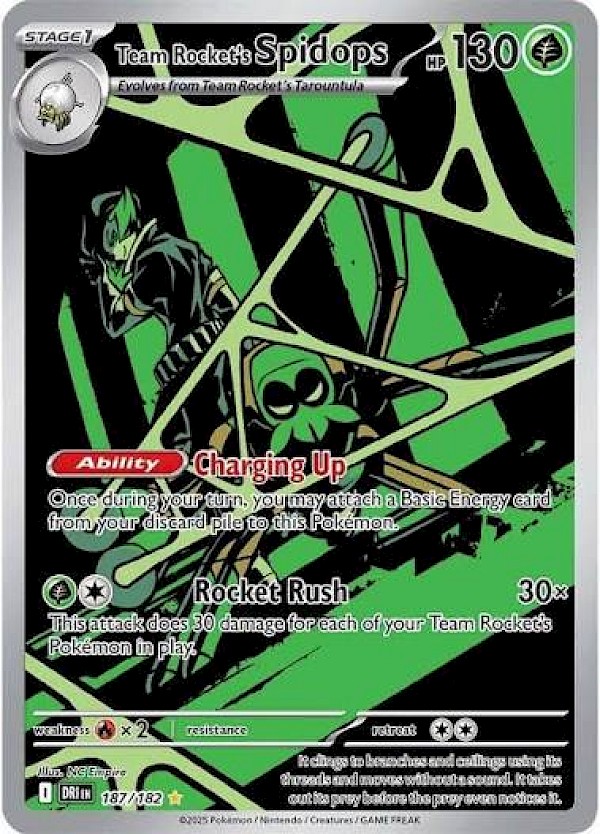 Team Rocket's Spidops - 187/182 (Destined Rivals)