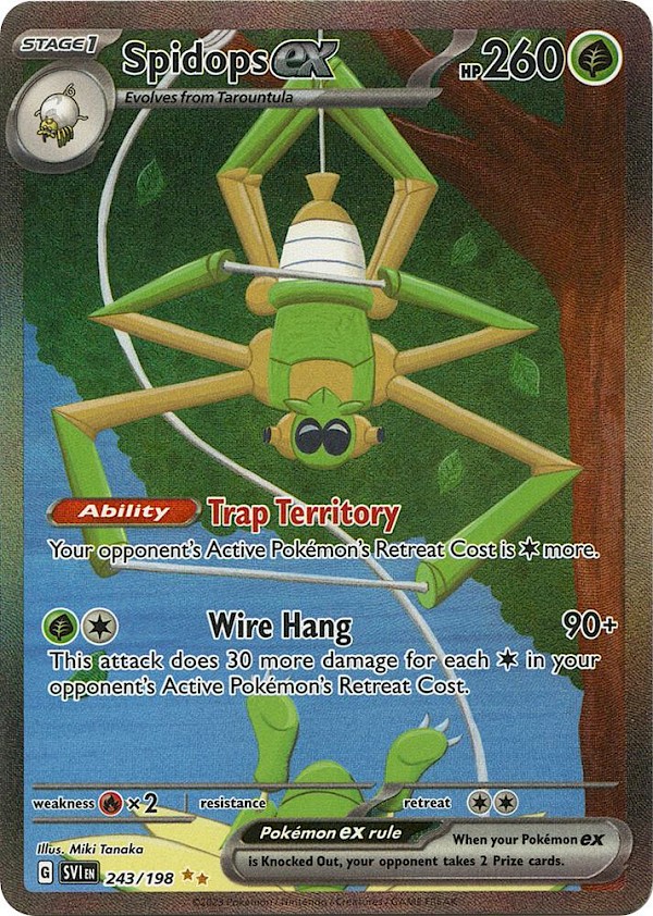 Spidops EX - 243/198 (Scarlet & Violet Base Set)