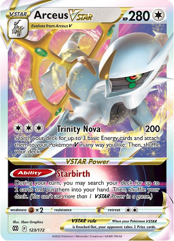 Arceus VSTAR - 123/172 (Brilliant Stars)