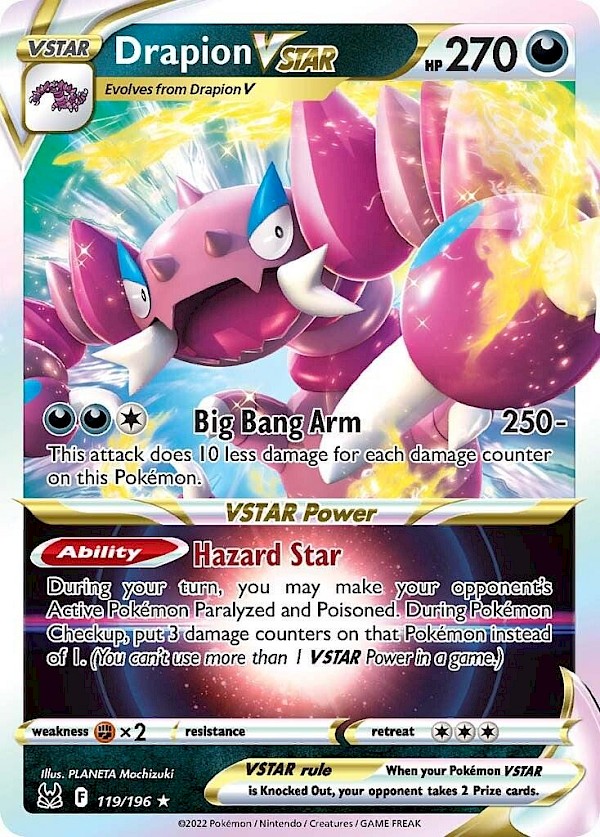 Drapion VSTAR - 119/196 (Lost Origin)