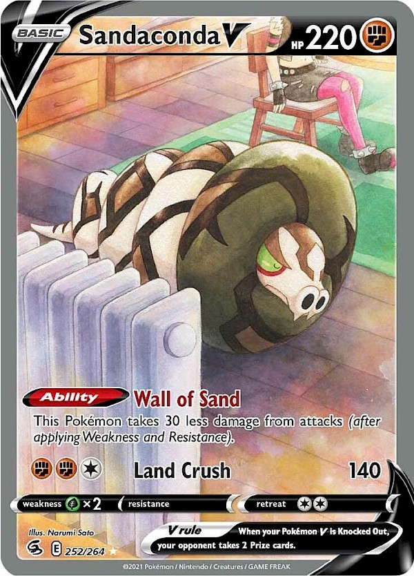 Sandaconda V (Alternate Full Art) - 252/264 (Fusion Strike)