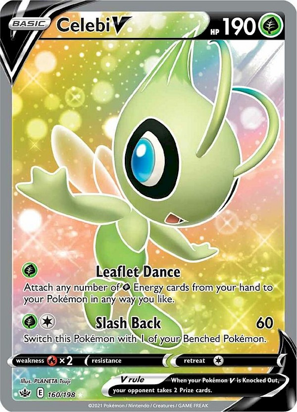 Celebi V (Full Art) - 160/198 (Chilling Reign)
