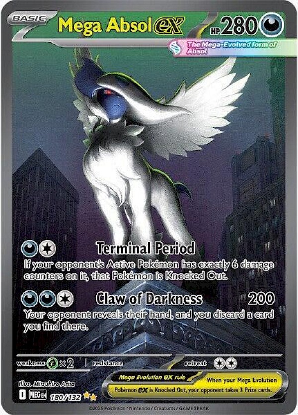 Mega Absol EX - 180/132 (Mega Evolution)