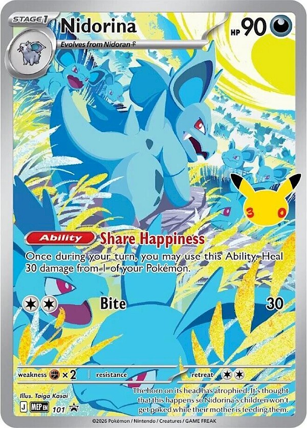 Nidorina - 101 (Mega Evolutions Promo)