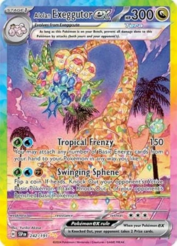 Alolan Exeggutor EX - 242/191 (Surging Sparks)